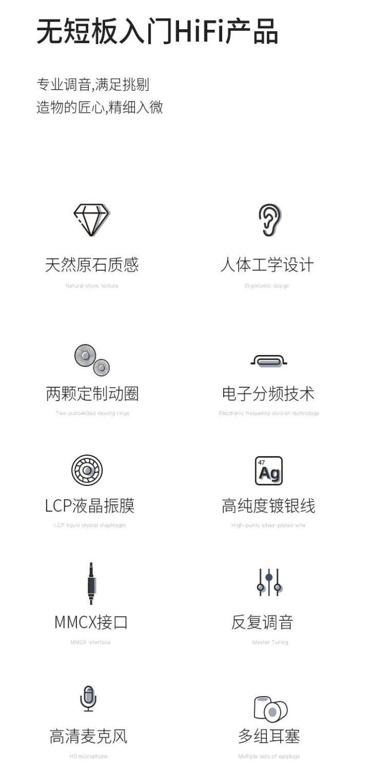 HIFI earphone AUDIOZHULINHIFI99_3