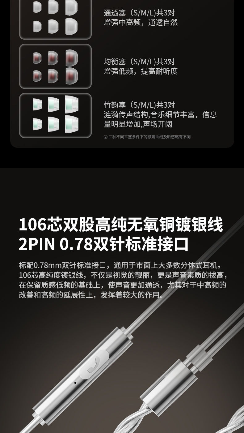 HIFI earphone AUDIOZHULINZ3_5