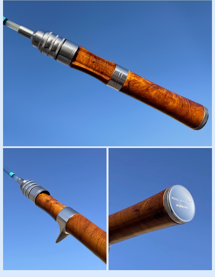 Real wood XIAOJU fiberglass flick casting BFS rod_10