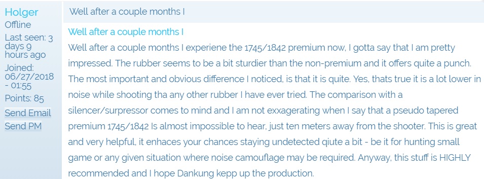 premium tube reviewed by slingshot guru in USA