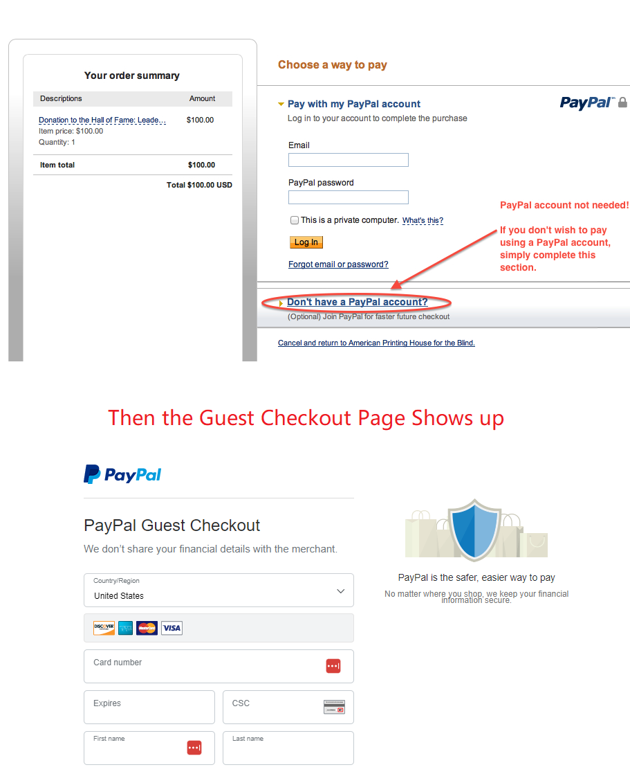visa payment