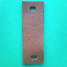 first-layer yellow soft bullskin slingshot pouch